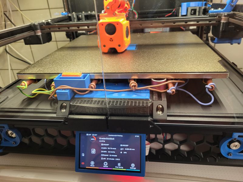 New bedheater in action